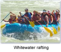 Whitewater rafting